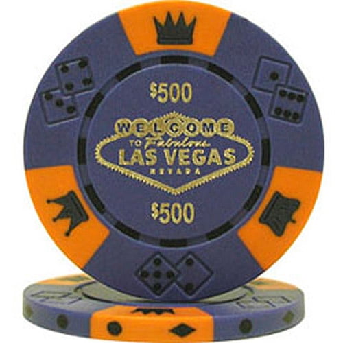 Trademark Poker Fabulous Las Vegas TriColor Poker Chips Trademark