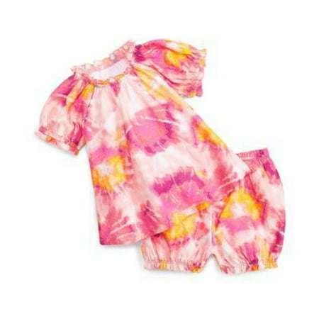 

First Impressions Baby Girls 2-Pc. Tie Dye Set Pink Fancy 18 months