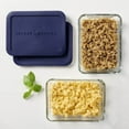 thumbnail image 5 of Glass Food Storage Containers Set W/ Lids Microwave Freezer Dishwasher Safe 2Pcs, 5 of 6