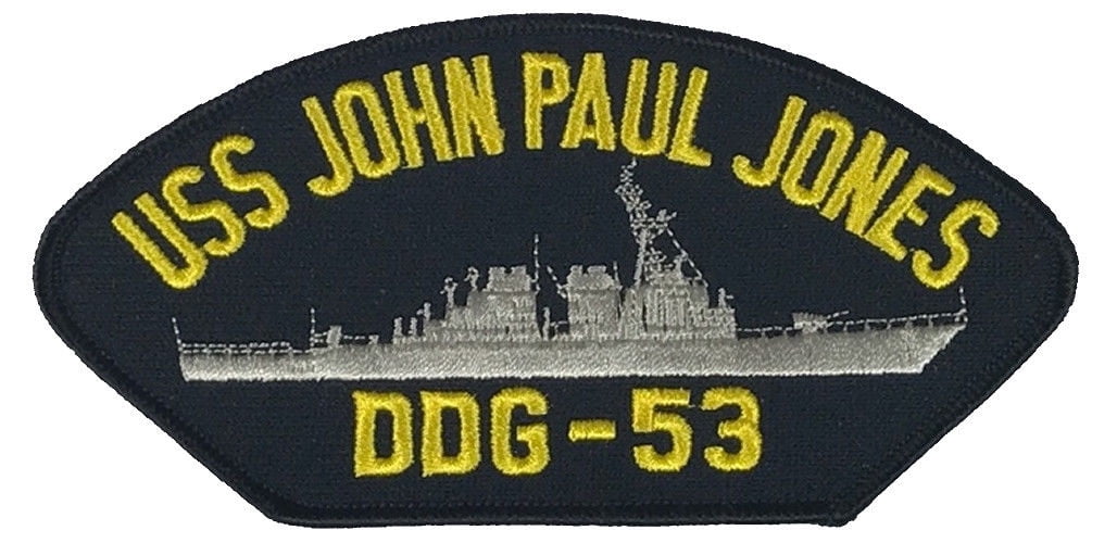 USS JOHN PAUL JONES DDG-53 PATCH USN NAVY SHIP ARLEIGH BURKE DESTROYER ...