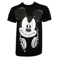 thumbnail image 2 of Adult T-Shirt Mickey Hedfowns Headphones, 2 of 2