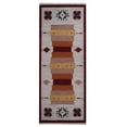 thumbnail image 5 of Rugsotic Carpets Hand Woven Kilim Area Rug, 2'6''x10', White Burgundy, Wool, Flat Weave, Low Pile, Runner, Contemporary Design, 5 of 5