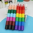 thumbnail image 6 of College Supplies 50% Off Clear! Writing Pencils Non Sharpening Stacker Birthday Party Gifts For Multicolor 4 Pencils Set, 6 of 8