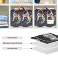 thumbnail image 4 of Yayeee Foldable Storage Basket for Shelves with Handles Set of 2 Waterproof Cloth Bins, Colorful Astronaut Planet, 4 of 7