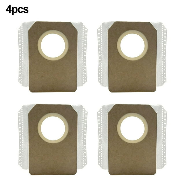 LEFU Dust Bags for Uwant V100 K100 Robot Vacuum, 4 Pack Replacement Dust Bin Bags, High-Efficiency Filtration, Quick Empty Design, Easy Maintenance, 2-3 Months Recommended Change