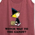 thumbnail image 3 of Peanuts - Witch Way To The Candy - Women's Racerback Tank Top, 3 of 6