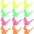 thumbnail image 1 of Miangastore 12pcs Plastic Bird Whistles Party Whistle Props Small Musical Instrument Whistles, 1 of 9