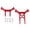 Red, variant on NFTIGB RC Metal Front Rear Body Mounts Shell Post for Traxxas LaTrax Teton 1/18 RC Car Upgrade Parts Red (2x1.4 inches / 51x36 mm)