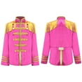 thumbnail image 5 of Aislor Kids Boys Girls Hippie Disco Long Sleeve Tassels 1960s British Pop-Star Jacket Pink 8, 5 of 7