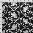 thumbnail image 4 of oneOone Velvet Black Fabric Asian Block Sewing Craft Projects Fabric Prints By Yard 58 Inch Wide, 4 of 4
