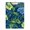 Silver, variant on Green Blue Florals Hawaii Acrylic Clipboard Drawing Board with Hook Writing Pad File Storage A4 Size Gold 12.5" x 9"