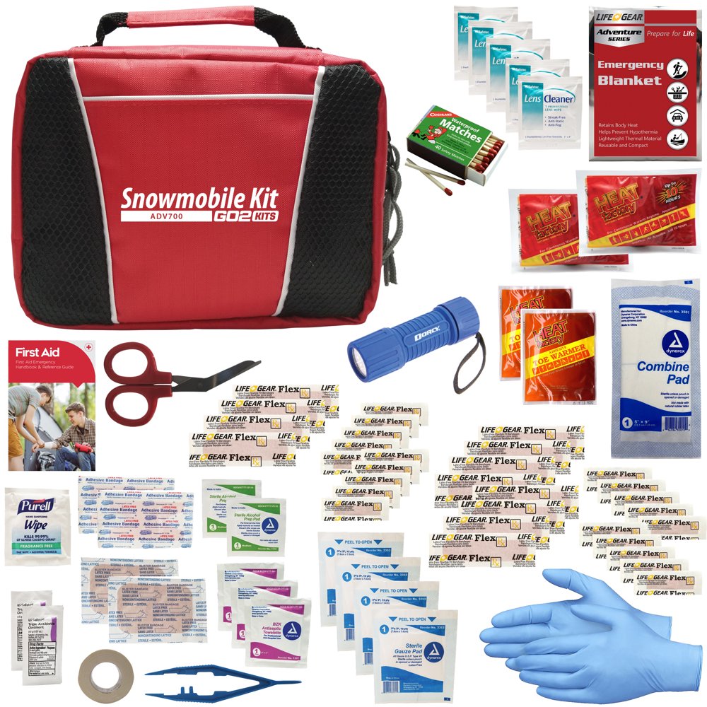 Go2Kits Snowmobile / Cold Weather Essential Outdoor Exploration Kit