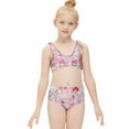 thumbnail image 3 of Kuromi And My Melody Girls' Swimwear Beach Sport Bikini Bathing Suit 2 Piece Swimsuits, 3 of 7