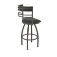 thumbnail image 2 of 860 Hunter 36" Swivel Bar Stool with Bronze Finish and Canter Iron Seat and Back, 2 of 5