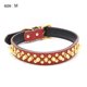 thumbnail image 2 of Collar de cuero para perros con púas doradas, para evitar que el perro sea atrapado por perros más grandes, 2 of 5