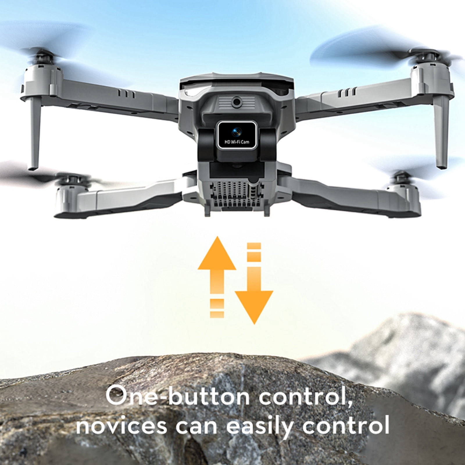 ESULOMP Drone with 1080P HD FPV Camera Remote Control Toys Gifts for Boys Girls with Altitude Hold Headless Mode Start Speed Adjustment