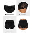 thumbnail image 5 of Women's Swim Shorts High Waisted Bathing Suit Lace Bottoms Swimsuit Boy Shorts Swimwear Bikini Board Shorts, 5 of 9