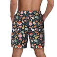 thumbnail image 4 of Balery Autumn Fox Owl Mens Swim Trunks Swim Shorts for Men Quick Dry Inseam Beach Shorts with Compression Liner Pocket-X-Large, 4 of 9