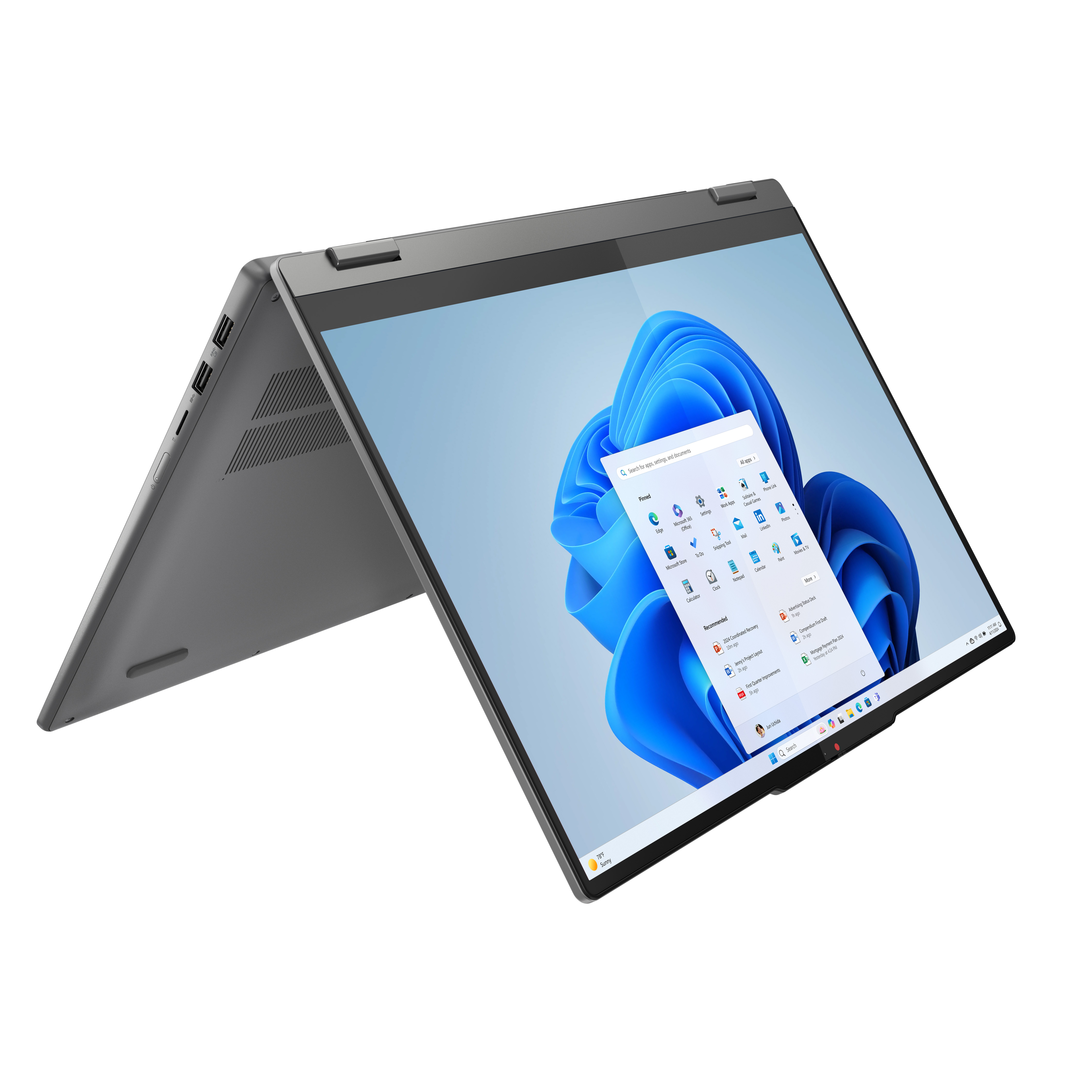 Lenovo IdeaPad 5 16" Touchscreen 2-in-1 Laptop, AMD Ryzen 7, 16GB RAM, 1TB SSD, 83DS0056US