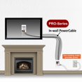 thumbnail image 1 of PowerBridge Solutions Gestion des Câbles Double-Pro-24 pour Téléviseurs Muraux, Câble 24 Romex, Blanc, 1 of 5