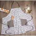 thumbnail image 3 of DAMASK GRAY APRON, 3 of 10