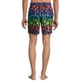 thumbnail image 5 of No Boundaries Men's & Big Men's Elastic Waist Swim Trunks, 7" Inseam, Sizes S-5XL, 5 of 6