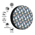 thumbnail image 4 of Sikiie Cute Rabbit PVC Leather Spare Tire Wheel Cover Spare Tire Cover, for Car Truck SUV Camper Trailer Universal Fit(14-17in)-15 inch, 4 of 6