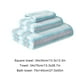 thumbnail image 3 of Bath Towels Set For Bathroom Thick Soft Absorbent Towel Set Of 3 Household Wash Face Gift Towel, 3 of 7