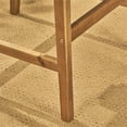 thumbnail image 3 of Home Square Outdoor Acacia Wood Barstool in Teak and Green - Set of 2, 3 of 11