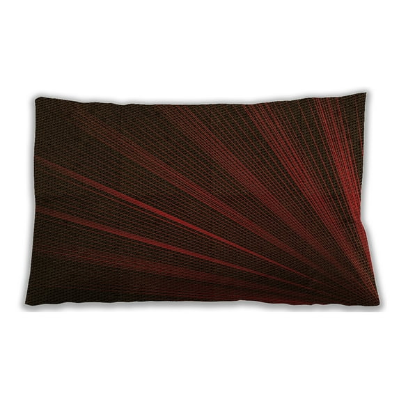 Ahgly Company Outdoor Rectangular Contemporary Lumbar Throw Pillow, 13 inch by 19 inch