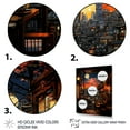 thumbnail image 3 of Designart "Mountain Window View in Japan Art II" Landscapes Framed Wall Art - Traditional Red Japan Entryway Framed Wall Art, 3 of 6
