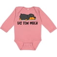 thumbnail image 3 of Inktastic Napping Dis Tew Much Rottweiler Boys or Girls Long Sleeve Baby Bodysuit, 3 of 5