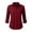 Red, variant on Nowekniz Women's Long-Sleeve Plaid Shirt With Collar