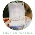thumbnail image 4 of LEEYNEER 10 Pcs Punch Card Set Clear Sleeves for Cards Shield Wallet Transparent, 4 of 6