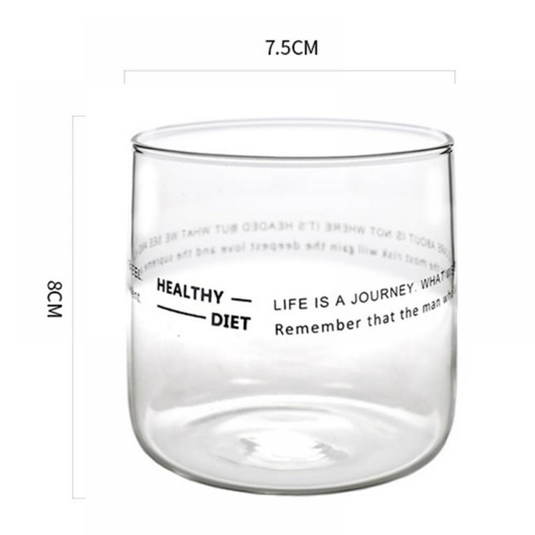 Drinking Glasses,High Borosilicate Heat Resistant Clear Glass Cup for Water,Juice,Beer,Drinks and Cocktails and Mixed Drinks, Size: One Size