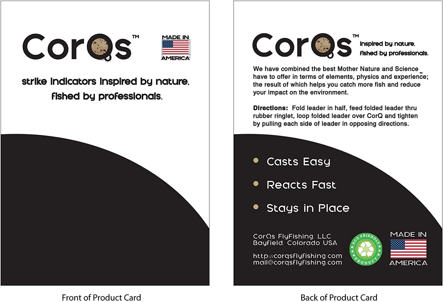 CorQs Strike Indicators, Small, Natural, 1/2, Corks, Floats