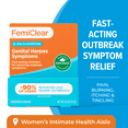 thumbnail image 3 of (2 pack) FemiClear Genital Herpes Multi-Symptom Relief Ointment, 0.5 oz, 3 of 16