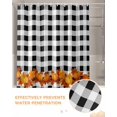 thumbnail image 6 of Thanksgiving Shower Curtain Set ，Waterproof Fabric Shower Curtains Pumpkin Maple Leaf Shower Curtains for Bathroom,Bathroom Decor 48"x72", 6 of 7