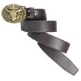 thumbnail image 1 of Cinturón de Hombre de 47 Pulgadas de Largo con Hebilla en Relieve de Cabeza de Toro para Pantalones , Vaquero , Yinane cinturón occidental, 1 of 7