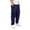 Navy, variant on Dmsael Boys Cargo Pants Drawstring Casual Hiking Pants Joggers Athletic Trousers Cotton Loose Straight Sweatpants for Boy (Navy,5-6 Years)