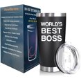 thumbnail image 2 of Funny Boss Tumbler 20oz Boss Gifts for Men Gag Gift For Boss Leaving Job National Boss Day Gifts For Men, 2 of 6