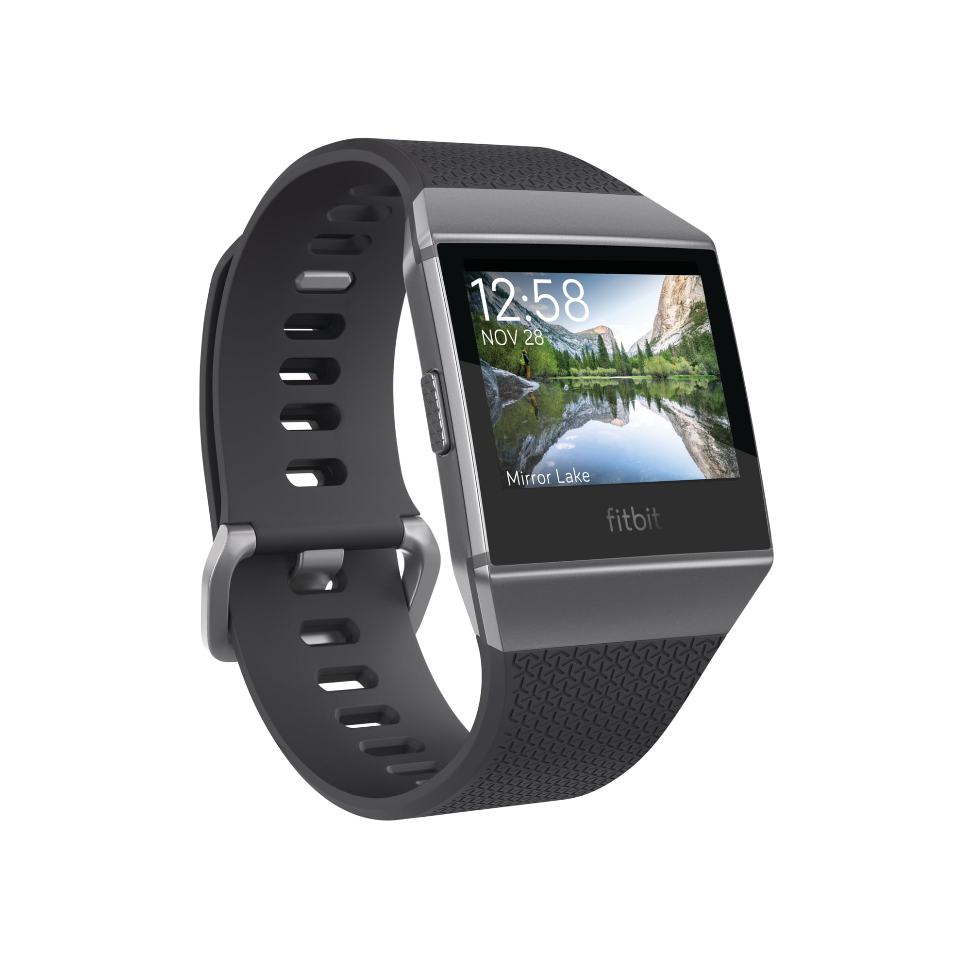 New Fitbit Ionic Smart Fitness Wireless Bluetooth GPS Activity Tracker-Charcoal
