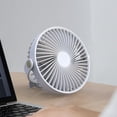 thumbnail image 4 of Zeiwohndc Rechargeable Fan Tent Fan with LED Lantern & Hanging Hook for Outdoor Camping, 4 of 18