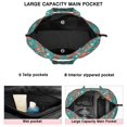 thumbnail image 3 of Pioneer Flower Floral Print Pattern Travel Tote Bags for Women Carry On,Large Weekender Bags for Women Travel,Multi Functional Duffle Bag for Work,Shopping,Sports, 3 of 5