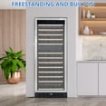 thumbnail image 6 of Garvee 155 Bottles Compressor Wine Cooler Refrigerator,Large Size Capacity Freestanding Wine Cellar with LED Touch Control,Black, 6 of 8