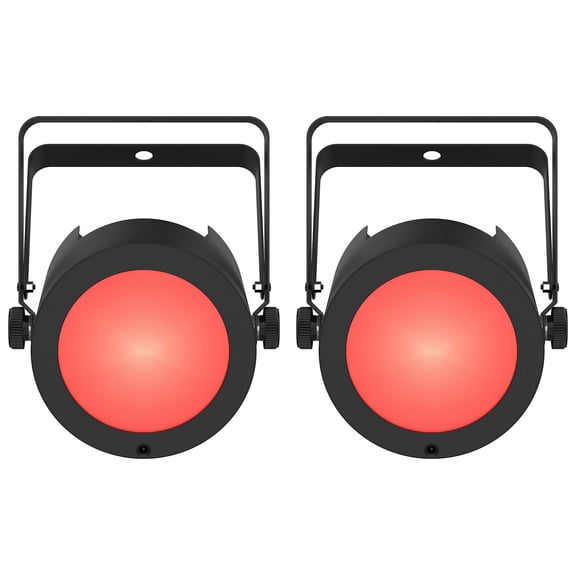 (2) Chauvet DJ COREpar Q60 ILS 60w RGBA COB LED D-Fi USB DMX Par Can Wash Lights