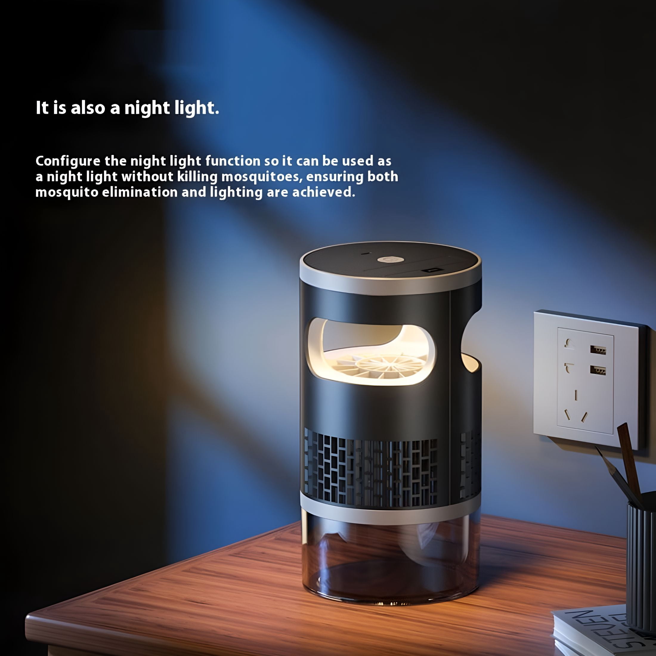 HIBIBUD Fruit Fly Trap Indoor Brushless Motor Gnat Traps for House Indoor Gnats Killer,Powerful Suction Bug Insect Trap,Trap Killer