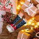 thumbnail image 4 of Calcetines Navideños para Mujer y Calcetines de Invierno de Lana de Cordero para La Nieve, Gruesos y Acogedores, Ideales para Dormir En Casa., 4 of 5
