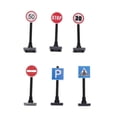 thumbnail image 1 of 27 Pcs Doll House Mini Road Construction Tool Fence Traffic Signs DIY Transportation Tool Boy Toy Girl Gift, 1 of 8
