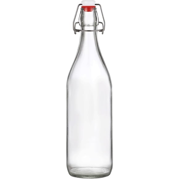 1 Pack Flip Top Glass Bottle 32 oz,Swing Top Glass Bottles 32 oz,kombucha bottles with Stoppers for Home Brewing,2nd Fermentation,Kefir,Vanilla Extract,Juice,Tea,Beverages,Soda,Oils,Vinegar